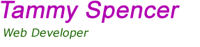Tammy Spencer - Web Developer